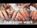 flash nail.ベースジェルから撮影までリアルサロンワーク│how to do nails