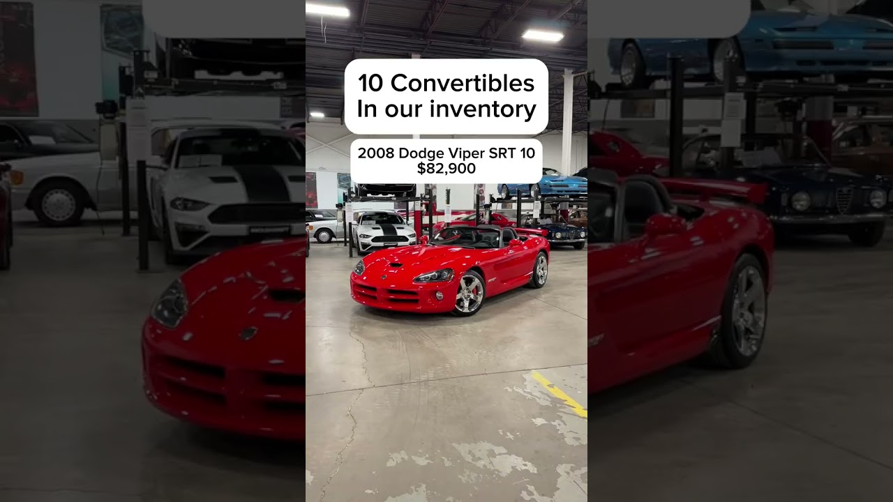 With spring just around the corner, these 10 convertibles are ready for top-down weather!