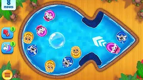 Talking Tom Pool Level 108 - Walkthrough