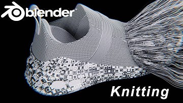 The Best Knitting tutorial on YouTube! \Blender Geometry nodes