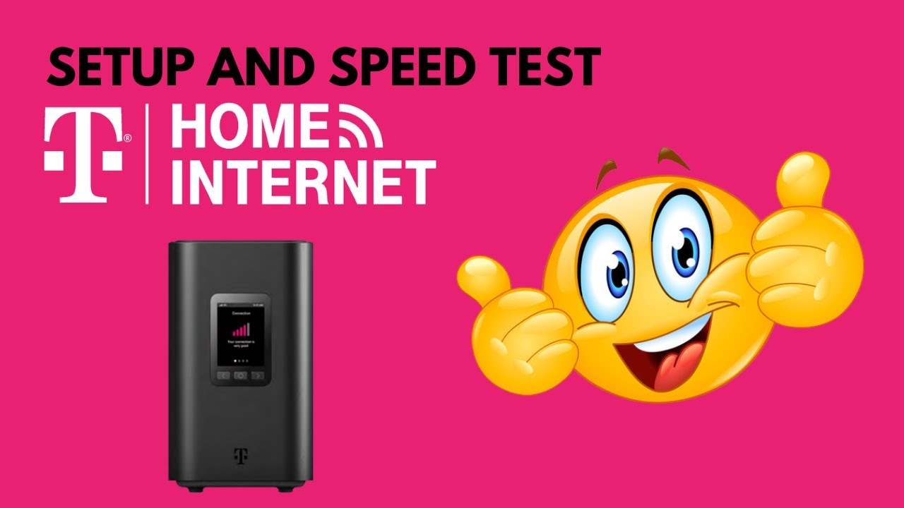 T-Mobile 5G Home Internet Setup and Speed Test - YouTube