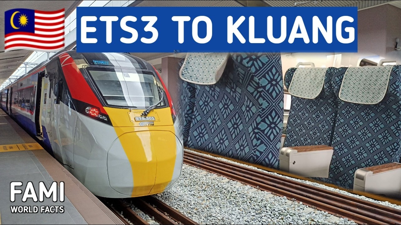 Taking ETS3 Train to Kluang (and How Railway Built This Town)