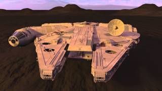 Millennium Falcon - Animation Test #2 (2013)