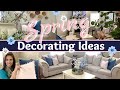 EARLY SPRING DECORATE WITH ME 2021 | FARMHOUSE DECORATING IDEAS FOR SPRING | FAMILY ROOM REFRESH