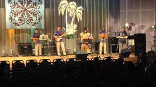 I'll weave a lei of stars for you