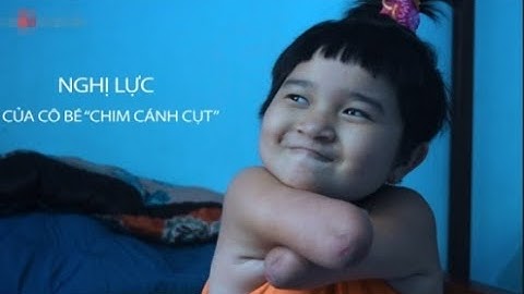 Nghị lực của cô bé "chim cánh cụt"