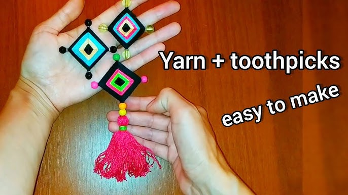 5 Ways To Create Mini Yarn Mandalas With Toothpicks 2024