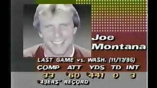 1988 Redskins @ 49ers