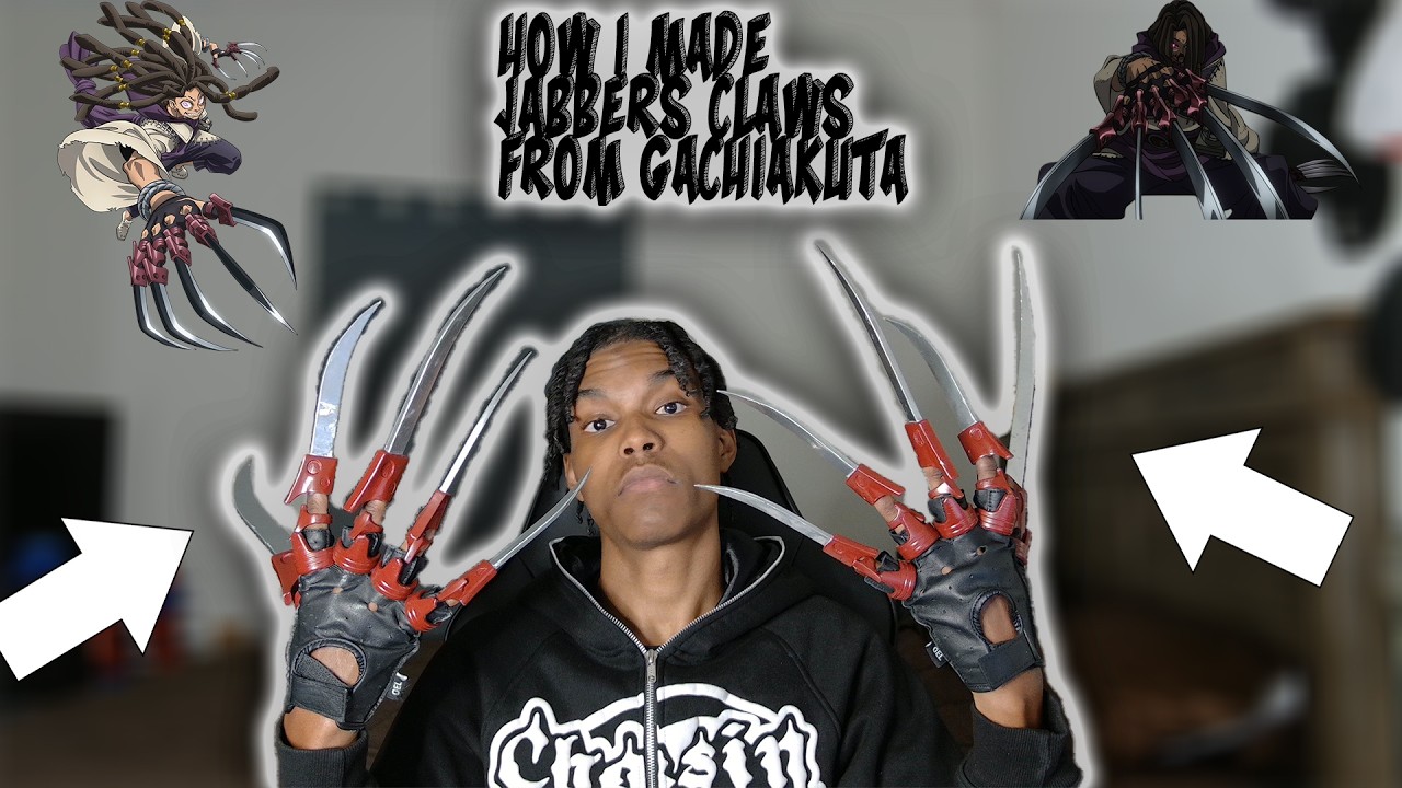 Jeb2be Tutorial How I made Jabber's Claws from Gachiakuta | Full 3d printing tutorial ...