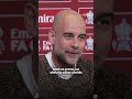 Pep Guardiola loves the Premier League 😅❤️