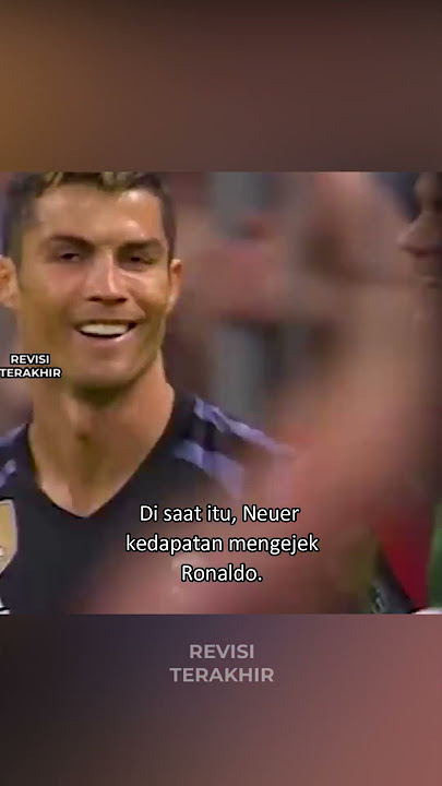 Ronaldo tunjukkan levelnya ke Neuer