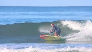 Longboard SUP Surfing in Nosara, Costa Rica with Blue Zone SUP coach, Chase Kosterlitz