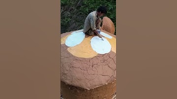 Part 2 A one legged man builds a beautiful mushroom shaped treehouse  #onelegguyvlog #treehouse