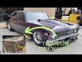 Fabricating a Titanium firewall in Jamie Hancocks Pro 275 Camaro!