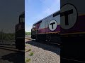 Mbta Cab Car #1815/3C 1032 At Crossroad in Haverhill Mass Going Towards Boston 6/5/26
