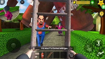 Scary Teacher 3D | MOD MENU | troll Miss T so funny  (android, ios) part 1594