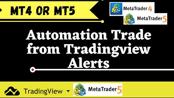 Automation Trade with MT4 or MT5  from Tradingview Alerts