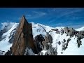 Arête des Cosmiques Aiguille du Midi Chamonix Mont-Blanc montagne alpinisme escalade