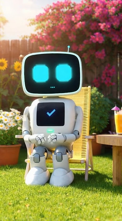 A Robot's First Day Off 🤖 #shorts