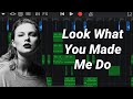 How to make look what you made me do on iphone  garageband tutorial