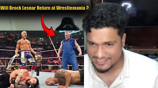 WWE Raw Update Will Brock Lesnar Return at Wrestlemania to Attack Rock and Roman Reigns ?