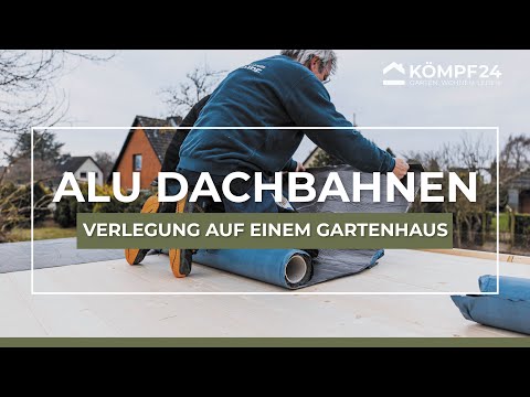 Video: Selbstklebende Dachpappe: Für Garagendächer Und Andere Dächer. Wie Installiere Ich Dachpappenband?