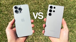 iPhone 15 Pro Max vs Galaxy S24 Ultra  WHAT A DIFFERENCE!