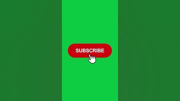 Subscribe Button Loop Animation on Green Screen #subscribebutton