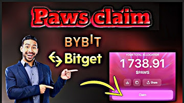 How to claim Paws Token Directly Bybit & Bitget Exchange? Live Claim Process🤑 Up to 100$ Paws bonus.