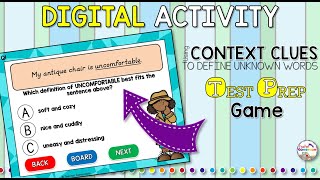 5th Grade Context Clues Test Prep Game Video Preview