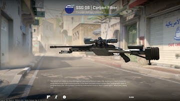 SSG 08 Carbon Fiber CS2 Skin Inspect