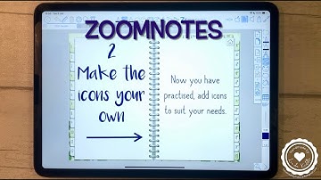 ZoomNotes - 2 Make the icons your own