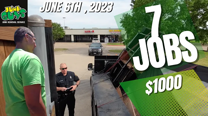 JUNK HAULING & TRASH PICKUP IN THE DALLAS / FORT WORTH AREA 7 JOBS #junkremoval