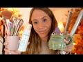 ASMR Getting You Ready For The Day (morning makeup, w/ light rain & birds)
