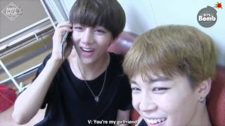 [ENG] [BANGTAN BOMB] Jimin is on the phone with Ms.A.R.M.Y | ABS