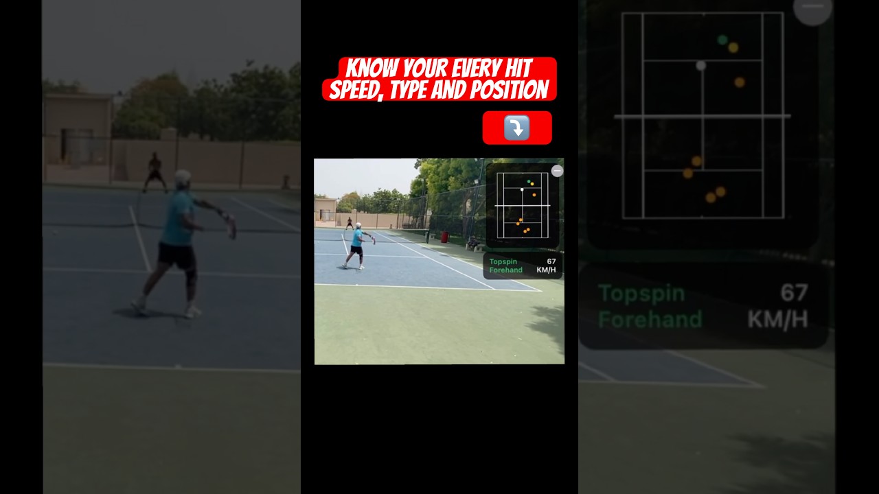 TENNIS TRAINING WITH TECHNOLOGY 💥💯. 