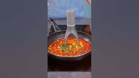 🌟Automatic pan stirrer🌟 #kicthenhacks #Automaticcooking