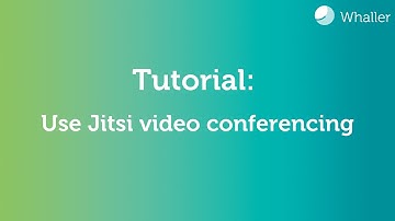Whaller Tutorial: Use Jitsi Meet video conferencing