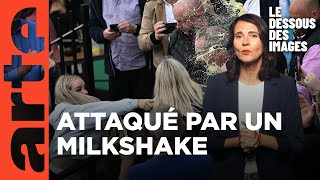 Linstant Figé Où Nigel Farage Reçoit Un Milkshake En Pleine Figure - Le Dessous Des Images - Arte