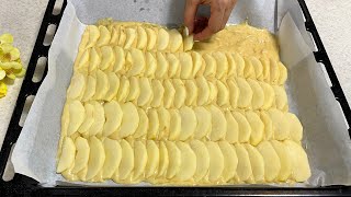 German APPLE PIE in 3 MINUTES❗️SIMPLE and TASTY! Be sure to try it