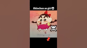 Shinchan be like main mann chali kashmir ki kali | Shinchan as girl | #shinchan #edit