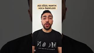 Ags Sözel Mantik Hoca Öneri̇leri̇