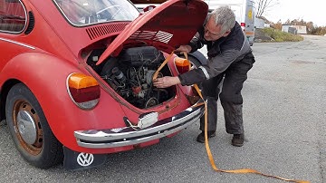 Pull start volkswagen beetle 1300 s