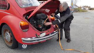 Pull start volkswagen beetle 1300 s