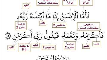 089  - سورة الفجر المصحف المعلم ( المصحف المعلم ) صالح عبد المقصود صالح