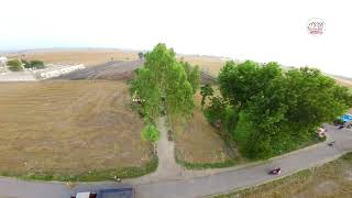 Fpv Drone Bird Eye View of Flying Over My Old Farmhouse And Tempel