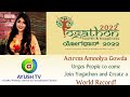 Actress amoolya gowda urges people to come join yogathon and create a world record ayushtv