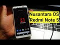 Cara Instal Nusantara OS pada Redmi Note 5 Whyred