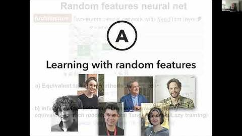 MDLW01 | Prof. Florent Krzakala | Generalization in machine learning: lessons from simple HD models