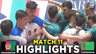 Full Highlights | Afghanistan vs Turkmenistan | Match 11 | 2nd Engro Cava Volleyball Nations League